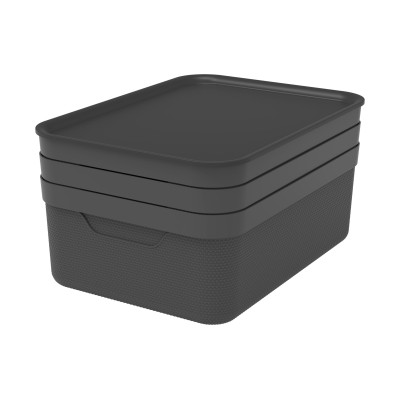 Rotho Aufbewahrungsbox JIVE Schwarz