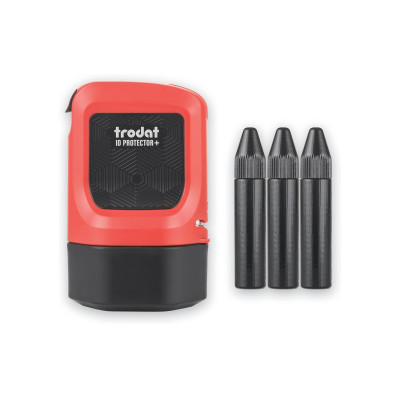 Trodat Stempel ID Protector Rot / Schwarz