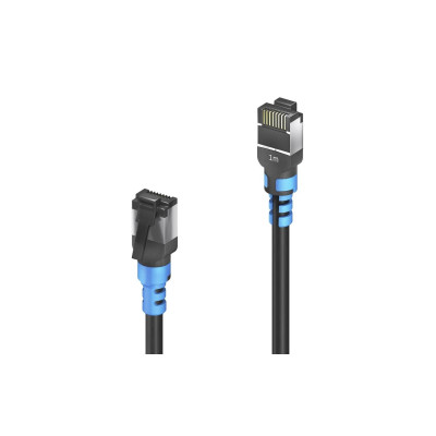 PureLink FlexInstall Patchkabel Cat 6A, S/FTP, 3 m, Schwarz