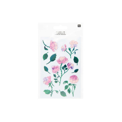 Rico Design Motivsticker Rosen 63 Stück, Rico Design Motivsticker Rosen 63 Stück,