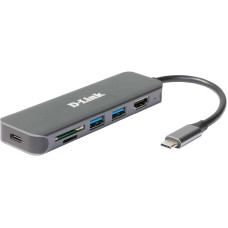 D-Link DUB-2327 USB-C Hub USB Typ-A/USB Typ-C