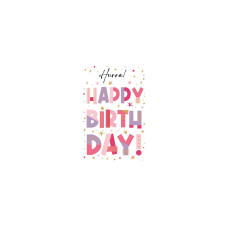 ABC Glückwunschkarte Geburtstag 12.5 x 17.6 cm
