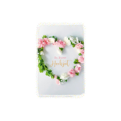 ABC Glückwunschkarte Hochzeit 12.5 x 17.6 cm