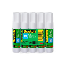 Scotch Klebestift-Set Permanent, 5 Stifte je 8 g Transparent Scotch Klebestift-Set Permanent, 5 Stifte je 8 g Transparent