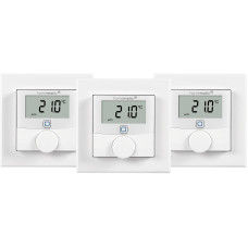 Homematic IP Smart Home 3 x Wandthermostat mit Luftfeuchtigkeitssensor