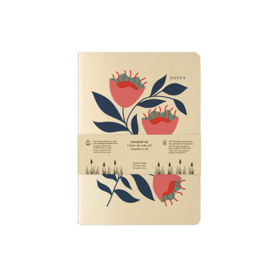 Natur Verlag Notizheft Blaue Blume 14.8 x 21 cm, Blanko