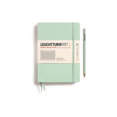 Leuchtturm Notizbuch Medium A5, Kariert, Mint