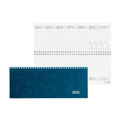 Biella Pultkalender Seplana Blau, 29.8 x 11.7 cm