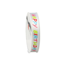 Pattberg Geschenkband Happy Birthday 15 mm x 3 m