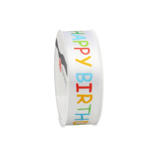 Pattberg Geschenkband Happy Birthday 25 mm x 3 m