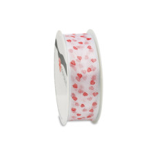 Pattberg Geschenkband 25 mm x 3 m, Herzen