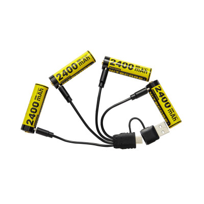 Nitecore Akku 4 x 1.5 V AA 2400 mAh