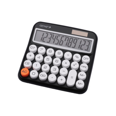 Genie Taschenrechner 612BK Schwarz Genie Taschenrechner 612BK Schwarz