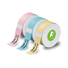 Olympia LabelRolls 3er Set Schwarz auf Blau; Gelb; Pink Olympia LabelRolls 3er Set Schwarz auf Blau; Gelb; Pink