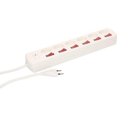 Max Hauri Steckdosenleiste Multi-Switch Weiss 6 x T13 Max Hauri Steckdosenleiste Multi-Switch Weiss 6 x T13