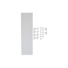 Max Hauri Kabelkanal 7 mm 10x 40 cm + 21 Zubehörteile – Weiss