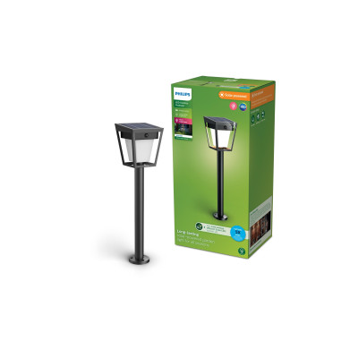 Philips Nissa Sockel Solar UE 3000K schwarz