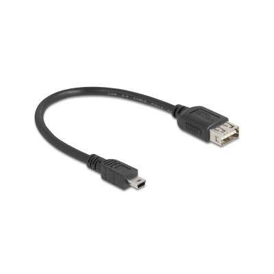 Delock USB 2.0-Kabel EASY-USB USB A - Mini-USB B 0.2 m Delock USB 2.0-Kabel EASY-USB USB A - Mini-USB B 0.2 m