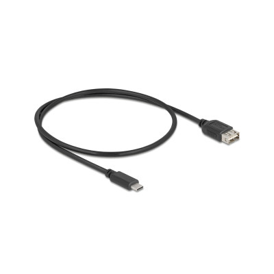 Delock USB 2.0-Kabel EASY-USB USB C - USB A 0.5 m