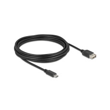 Delock USB 2.0-Kabel EASY-USB USB C - USB A 5 m Delock USB 2.0-Kabel EASY-USB USB C - USB A 5 m