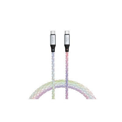 4smarts USB 2.0-Kabel USB-C RGBCord 60W USB C - USB C 1.5 m