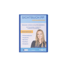 Pagna Sichtbuch mit Fronttasche, Office A4 Blau Pagna Sichtbuch mit Fronttasche, Office A4 Blau