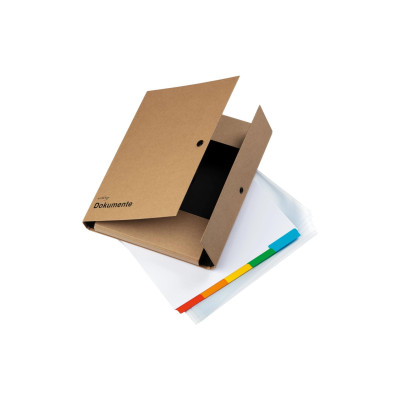 Pagna Dokumentenmappe A4 5-teilig, Braun Pagna Dokumentenmappe A4 5-teilig, Braun