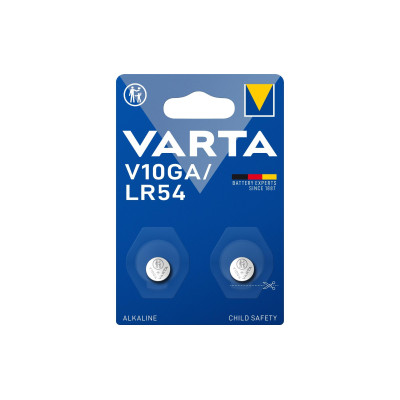 Varta Knopfzelle V10GA / LR54 , 2 Stück
