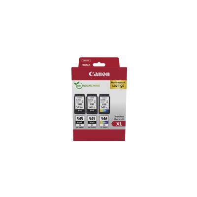 Canon 2x PG-545XL/1xCL-546XL Multipack Black/Cyan/Magenta/Yellow Canon 2x PG-545XL/1xCL-546XL Multipack Black/Cyan/Magenta/Yellow