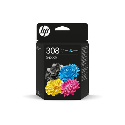HP Tintenset Combopack Nr. 308 (6L6S6UE) BK/C/M/Y