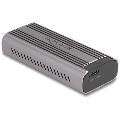 Delock Externes Gehäuse 1x M.2 NVMe PCIe SSD USB-C, 40 Gbps M.2 Delock Externes Gehäuse 1x M.2 NVMe PCIe SSD USB-C, 40 Gbps M.2