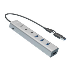 i-tec USB-Hub USB-C/USB-A, Metall, 3x USB-C, 4x USB-A i-tec USB-Hub USB-C/USB-A, Metall, 3x USB-C, 4x USB-A