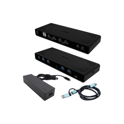 i-tec Dockingstation 2x 4K + PD 85 W + USB-C Ladegerät 100 W i-tec Dockingstation 2x 4K + PD 85 W + USB-C Ladegerät 100 W