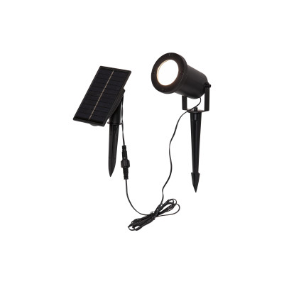 Star Trading Solar Spotlight Powerspot Schwarz
