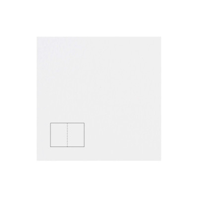Rico Design Paper Poetry Essentials Klappkarte A6, Hochweiss