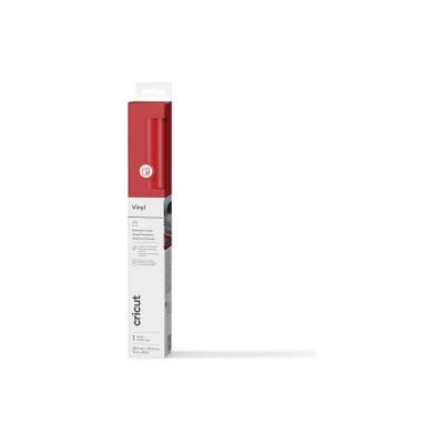 Cricut Vinylfolie Permanent 30.5 x 122 cm, 1 Stück, Rot Cricut Vinylfolie Permanent 30.5 x 122 cm, 1 Stück, Rot