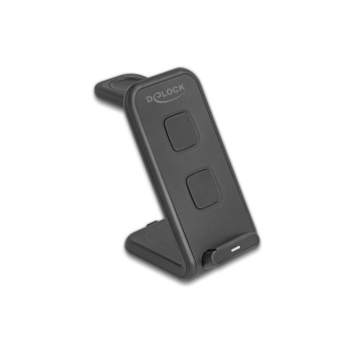 Delock Wireless Charger 3 in 1 mit 2 Ladespulen 5 W/5W/15 W Delock Wireless Charger 3 in 1 mit 2 Ladespulen 5 W/5W/15 W