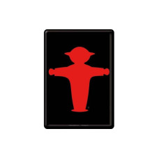 Nostalgic Art Postkarte Ampelmann Rot/Schwarz