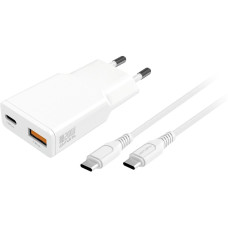 4smarts Netzladegerät PDPlug Slim Duos GaN 1C+1A , weiss 4smarts Netzladegerät PDPlug Slim Duos GaN 1C+1A , weiss
