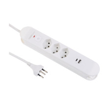 FURBER.power Steckdosenleiste Tuttovario 3 x T13, USB
