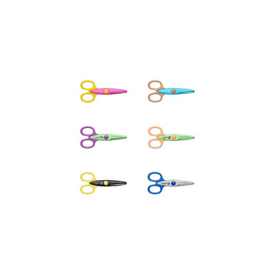 Fiskars Dekorscheren 6-er Set 13 cm, Rostfreier Stahl, Universal