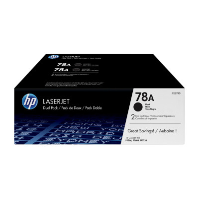 HP Toner Nr. 78A (CE278AD) Black (2er-Pack)