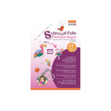 Glorex Schrumpffolie Transparent, A5, 7 Bogen