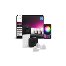 Philips Hue 3 GU10-Lampen + Dimmschalter + Hue Bridge Pro