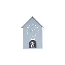 KARLSSON Wanduhr Wall clock Dog House Cool Grey KARLSSON Wanduhr Wall clock Dog House Cool Grey