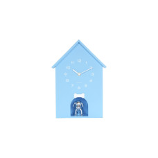 KARLSSON Wanduhr Wall clock Dog House Soft Blue KARLSSON Wanduhr Wall clock Dog House Soft Blue