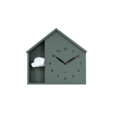 KARLSSON Wanduhr Wall clock Peeking Doggy Jungle Green KARLSSON Wanduhr Wall clock Peeking Doggy Jungle Green