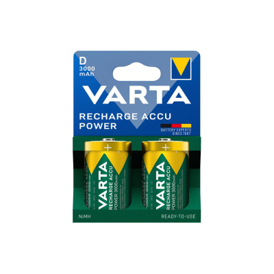 Varta Akku Power NiMH D 3000 mAh, 2 Stück
