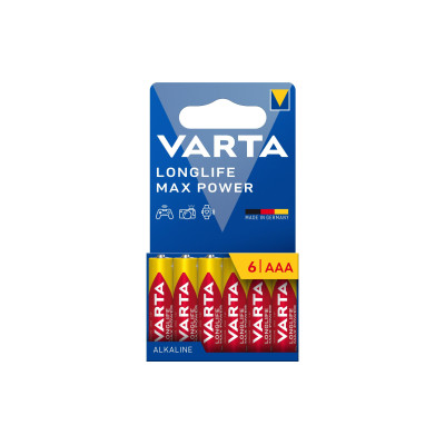Varta Batterie Longlife Max Power AAA Pack 6 , 6 Stück