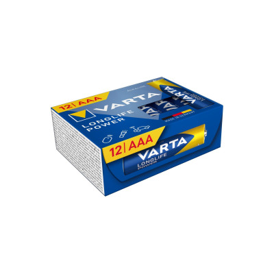 Varta Batterie Longlife Power AAA CUBE12 , 12 Stück